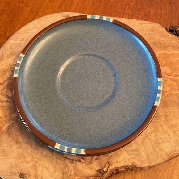 Dansk Mesa Sky Blue Mugs & Saucers - Set of Two - Picture 6 of 7